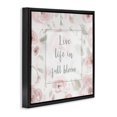 thumbnail image 2 of Stupell Industries Farmhouse Live Full Bloom Florals Black Floating Frame Canvas Art, 25 x 25, by Carol Robinson, 2 of 8
