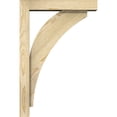 thumbnail image 3 of Ekena Millwork 4"W x 16"D x 24"H Thorton Block Rough Sawn Bracket w/ Offset Brace, Douglas Fir, 3 of 25