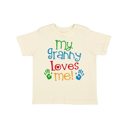 

Inktastic My Granny Love Me Gift Toddler Boy or Toddler Girl T-Shirt