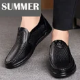 thumbnail image 5 of Mens Casual Leather Shoes Business Slip-on Shoes Comfort Fashion Driving Shoes for Male, 5 of 6