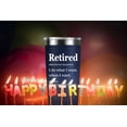 thumbnail image 5 of Retirement Gifts for Men Women Coworkers - Funny Retired 2025 Party Decorations for Coworkers, 20oz Stainless Steel Double Wall Vacuum Insulated Tumbler, Navy Blue, 5 of 6