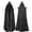Black, variant on FASHOFT Adult Gothic Long Trench Coat Halloween Costumes Hooded Devil Wizard Robe Cape Cloak Medieval Theme Party Stage Performance Fancy Dress Up Halloween Costume XXXXXL