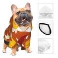 thumbnail image 2 of Bingfone Happy Thanksgiving Three Gnomes Dog Clothes Hoodie, Pet Winter Coat,Puppy Sweatshirts for Small Dogs Boy Girl,Suitable for All Breeds-Small, 2 of 6