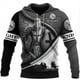 thumbnail image 2 of Sudadera con capucha vintage con estampado 3D de los Caballeros Templarios para hombre, ropa informal de gran tamaño, sudaderas con capucha, ropa para hombre, jerséis de manga larga, 2 of 5