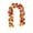 B #006, variant on Halloween Decorations Artificial Fall Maple Leaf Garland, Red Sunflower & White Pumpkin Fall Garland, Harvest Thanksgiving Decor for Mantel Staircase Table