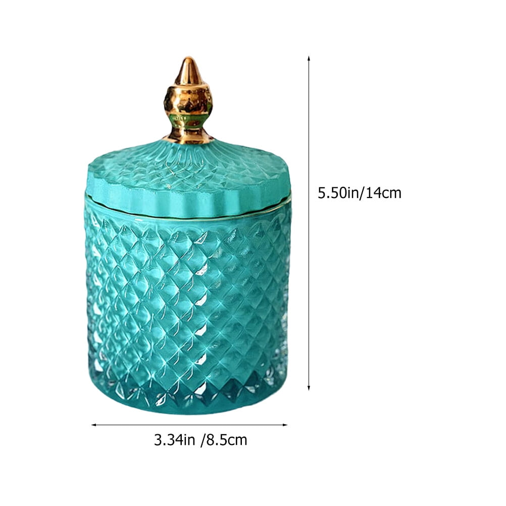 Glass Candy Jar Chocolate Cookies Storage Container Dry Food Storage