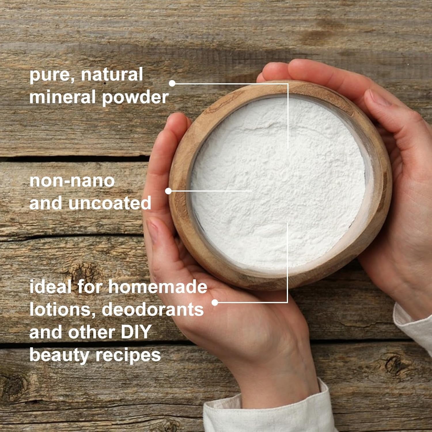 Zinc Oxide Powder | Non-Nano & Uncoated | Make Your Own Lotion, Deodorant, Cream, Soap | DIY Essentials | Resealable Bag | Pure Natural | Multitude of Uses, 16 Ounce