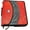 Red, variant on Case•it Dual-121-a, Binder 2-in-1 Zipper Binder, Red & Black, Assembled product height 13" x depth 3.14 x width 12.99", Handle and shoulder strap