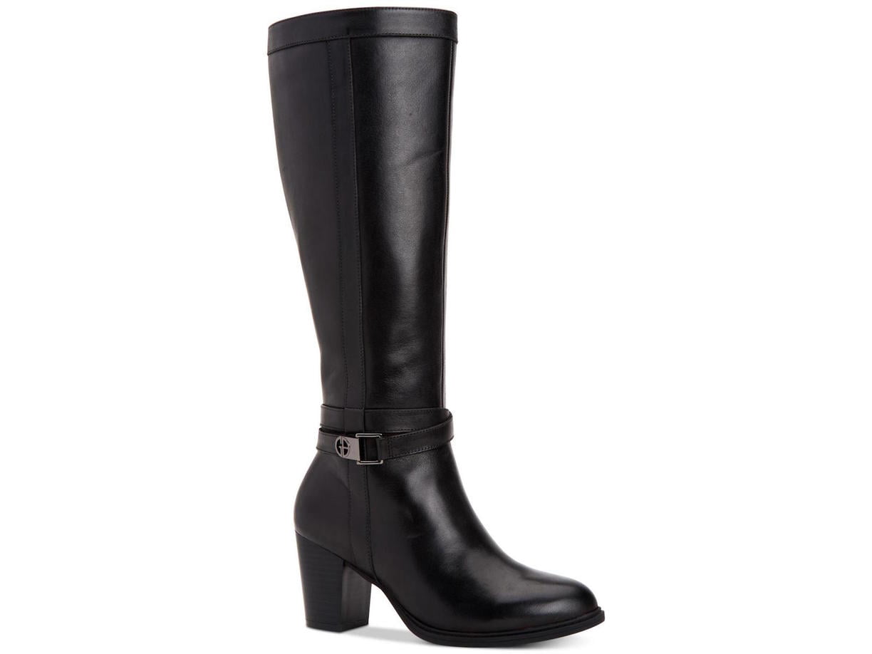 Giani Bernini Womens Rozario Leather Almond Toe Knee High Fashion Boots ...