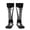 2 Black-2, variant on Women's Knee High Socks Tuxedo Tie Printed Suit Outdoor Casual Tube Socks