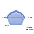 thumbnail image 2 of Hiroekza Dishwasher Safe Food Storage Bags - Leakproof Reusable Freezer Bags for Lunch Marinate Food Travel - Food Grade Silicone Sandwich Bags Blue, 2 of 2