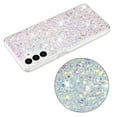 thumbnail image 4 of For Samsung Galaxy A15 Case,Cute Glitter Bling Twinkle Stardust with Drop Protection Shockproof Soft TPU Slim Flexible Phone Case Girls/Women Protective case for Samsung A15,White, 4 of 6
