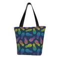 thumbnail image 2 of Kdxio Retro Bright Pineapple Women Reusable Grocery Bags Foldable Ripstop,Reusable Shopping Bags for Shopping,Gym,Gift, 2 of 8
