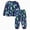 H01-Blue, variant on TOWED22 Toddler Baby Girl Outfits Ruffle Long Sleeve Print Tops Flare Pants Set Toddler 2Pcs Fall Winter Clothes Size:3-4 Y,Color:Black