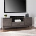 thumbnail image 2 of Maklaine Transitional Wood TV Stand with Storage in Gray Washed, 2 of 3