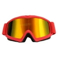 thumbnail image 1 of Ski Goggles, Scratch Resistant Kids Ski Glasses UV Protection HD Coating Lens Fog Proof Wide HD View  For Kids For Climbing Pink,Black,Red,Yellow,Blue, 1 of 8