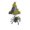 B#034, variant on 2Pcs Artificial Moss Trees, Mini Fake Greenery Cones & Bushes for Terrarium Supplies, Micro Landscape DIY, Dollhouse Decor, Model Railway Scenery, Vibrant Green Simulated Plants for Crafts