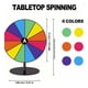thumbnail image 3 of Colorful Acrylic Rotating Game Wheel Drys Erase Prize Spinner Board Easy Assembly Instructions For Family Entertainment Multicolor, 3 of 4