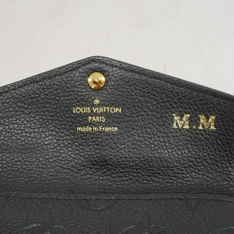 Louis Vuitton M60633 Pochette Cles Empreinte Coin Purse Noir Authentic