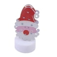 thumbnail image 4 of Luz de noche para decoración del hogar, estatua navideña para dormitorio, escritorio, inauguración de la casa Gorro de Papá Noel, 4 of 9