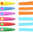 thumbnail image 2 of Roofei Preschool Training Scissors,6Pcs Children Safety Scissors Pre-School Training Scissors Safety Scissors Art Craft Scissors, 2 of 6