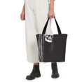 thumbnail image 5 of Pofeuu Gothic Skull Drape Print Women Fashion Shoulder Handbags Top Handle Satchel Bags Tote Shoulder Shopping Bag Stylish Canvas Tote Bag, 5 of 6