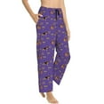 thumbnail image 2 of Uemuo German Shepherd Dog Pattern Women's Wide Leg Palazzo Lounge Pants with Pockets Light Weight Loose Comfy Casual Pajama Pants-, 2 of 9