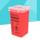 thumbnail image 4 of EeaseMX Caja para objetos punzantes Agujas Contenedor para desechar objetos punzantes Suministros y equipos (rojo), 4 of 7