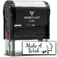 thumbnail image 2 of (3 pack) All Quality Make A Wish Self-Inking Rubber Stamp Self-Inking Rubber Stamp | Family & Friends | Novelty Homely Stamps (Black Ink) - Q-400, 2 of 9
