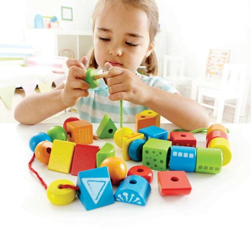 hape string along shapes