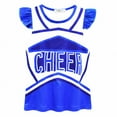 thumbnail image 2 of Girls Cheerleading Costume Outfit Sleeveless Tops with Skirt Fancy-Dress, 2 of 7