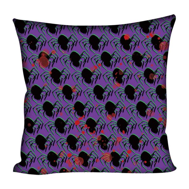 Funda de almohada decorativa de Halloween Funda de almohada con funda oculta F