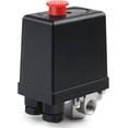 thumbnail image 1 of Air Pressure Regulator 220V Air Compressor Valve 4 Holes Air Compressor Switch for Rapid Pressure Reduction, 1 of 4