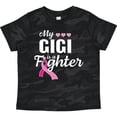 thumbnail image 3 of Inktastic Breast Cancer Awareness My Gigi is a Fighter Boys or Girls Toddler T-Shirt, 3 of 5