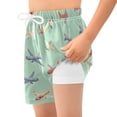 thumbnail image 4 of joogoo Airplane Retro Green Boys Swim Trunks Beach Swimsuit Shorts Boxer 8Y, 4 of 8