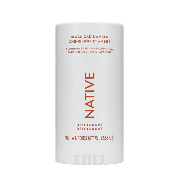 Native – Désodorisant naturel sans aluminium, chêne noir et ambre