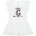 thumbnail image 3 of Inktastic Letter G Monogram Tribal Arrow Girls Toddler Dress, 3 of 5