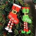 thumbnail image 5 of 4 calcetines navideños, calcetines colgantes personalizados para Navidad, decoración para fiestas navideñas., 5 of 5
