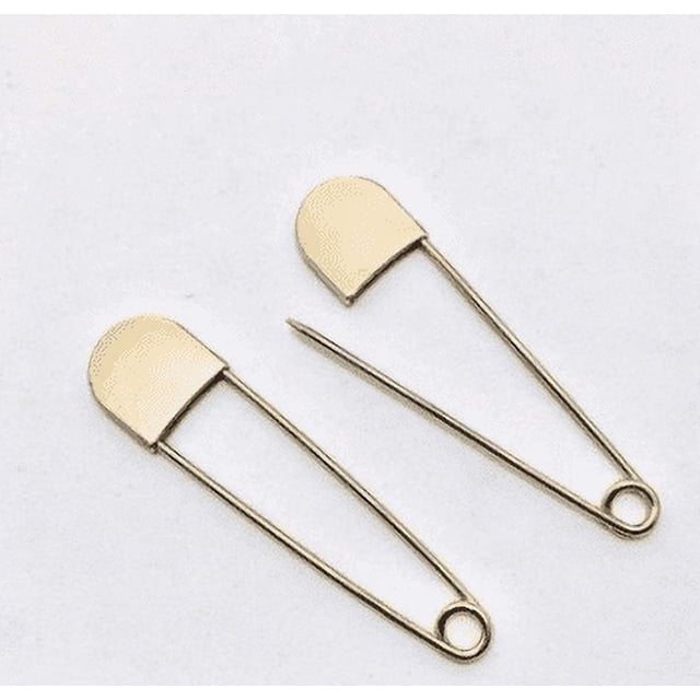 Tool Gadget Imperdibles de seguridad grandes, Imperdibles de 5 pulgadas, 6 PCS Imperdibles de seguridad de acero inoxidable grandes, Imperdibles de seguridad XL enormes y fuertes plateados,
