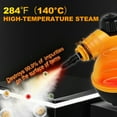 thumbnail image 2 of BIMZUC Handheld Steam Cleaner, 2500W Multi-Surface Cleaner with 10 Accessories, Compact Design, Yellow, 2 of 8