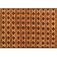 thumbnail image 1 of Ahgly Company Indoor Rectangle Abstract Orange Contemporary Area Rugs, 2' x 3', 1 of 1