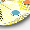 thumbnail image 3 of Designart 'rétro Hexagonale Modèle Xi Milieu du Siècle Moderne Horloge Murale, 3 of 4