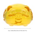thumbnail image 3 of 1 pieza de adorno de cristal con forma de cerdo de la fortuna para decoración del hogar, artesanía Feng Shui para sala de estar, 3 of 8