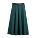 thumbnail image 2 of HongQid Skirts for Women Long Midi Length Casual Dressy Work A Line Pleated Skirt for Party Holiday, 2 of 6