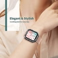 thumbnail image 4 of [2 Packs] Case Compatible with Apple Watch Series 3/2/1 42mm with Built-in Tempered Glass Screen Protector, Bling Crystal Diamond Face Cover for Women, 4 of 4