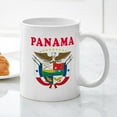 thumbnail image 3 of CafePress - Panama Coat Of Arms Designs Mug - 11 oz Ceramic Mug - Novelty Coffee Tea Cup, 3 of 4