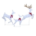 thumbnail image 4 of Yunken 3-Piece Christmas Pre-Lit Lighted Reindeer Family Set for Outdoor Lawn Decoration, LED Illuminated Holiday Decor, 4 of 9