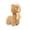 Brown, variant on lwlmwt Standing Alpaca Plush Toy for Kids, Soft Sheep Llama Stuffed Animal Doll with Decorative Bow, Sweet Farm Animal Toy Birthday Housewarming Holiday Gift
