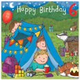 thumbnail image 2 of Twizler 6th Birthday Card for Boys - Camping - Children's Age 6 Happy Birthday Greeting Card for Son Grandson Nephew Kids, 2 of 5