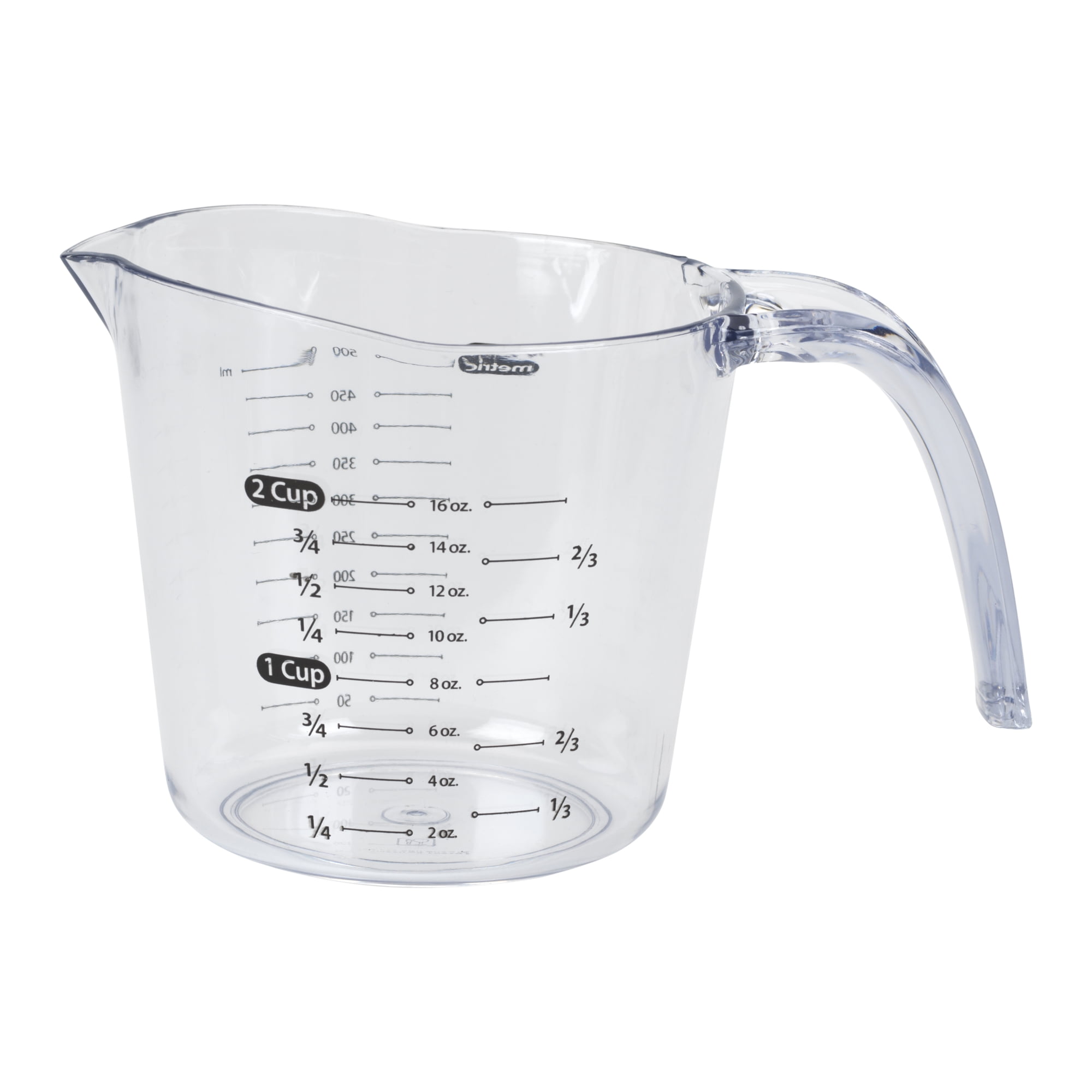 Mainstays 4 Cup Plastic Measuring Cup with Measurements Precise